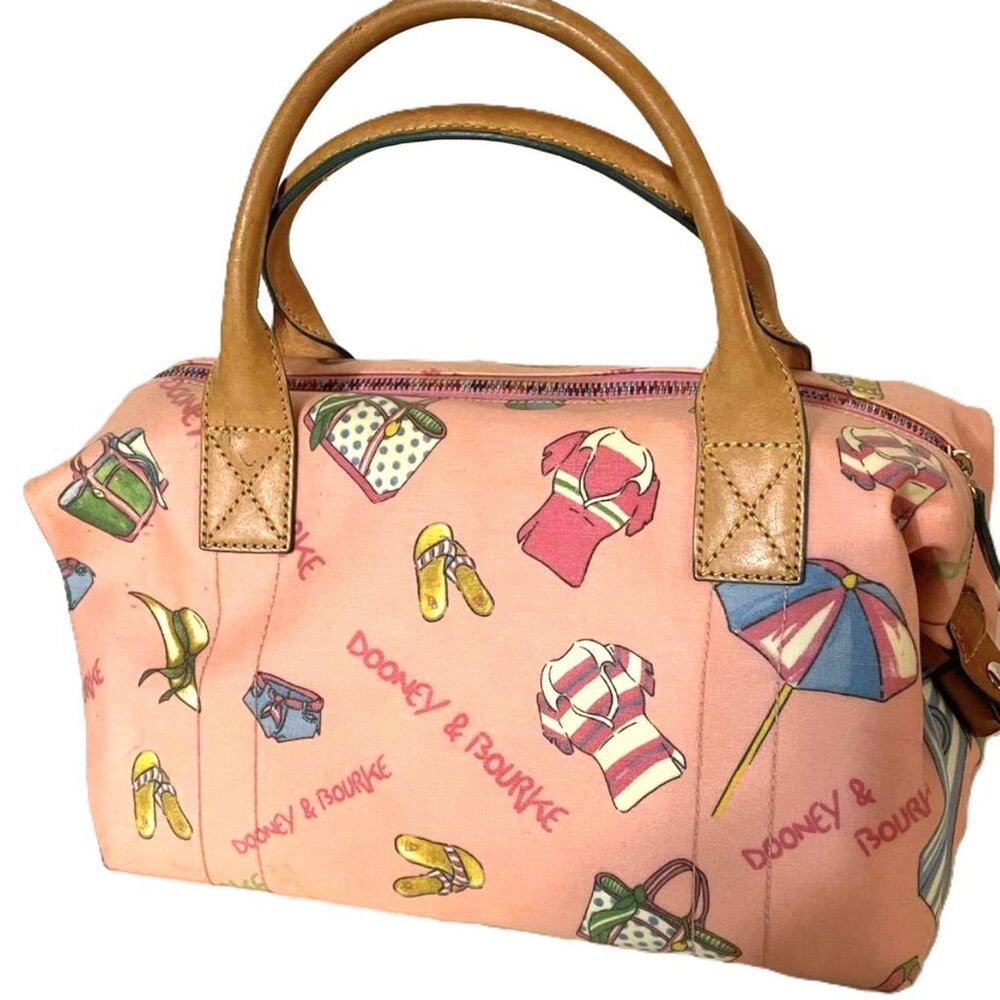 DOONEY and BOURKE RARE Beach Theme Bag EXCELLENT - Picture 2 of 6